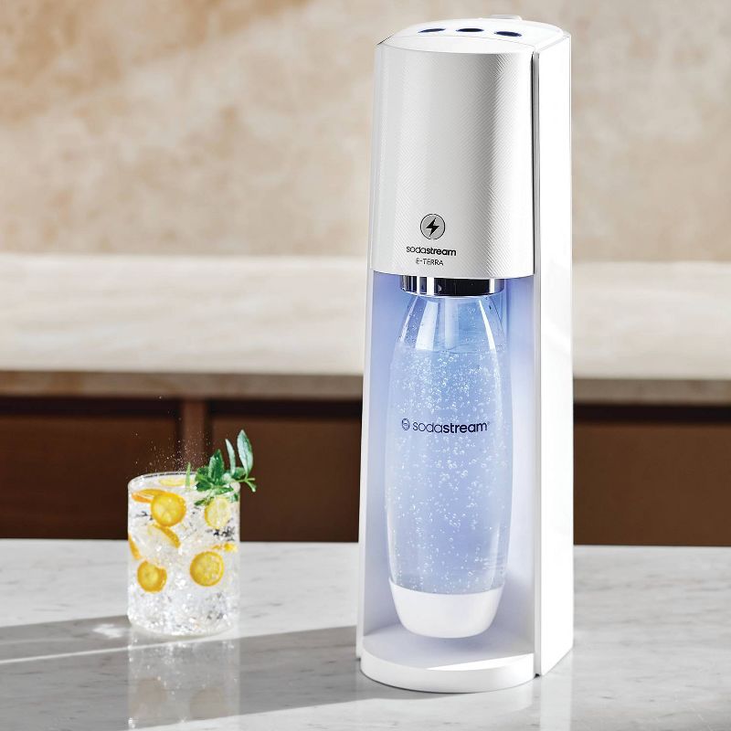 SodaStream E-TERRA Sparkling Water Maker with CO2 and Carbonating Bottle, 6 of 10