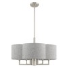 Livex Lighting Kalmar 5 - Light Chandelier in  Brushed Nickel - 4 of 4