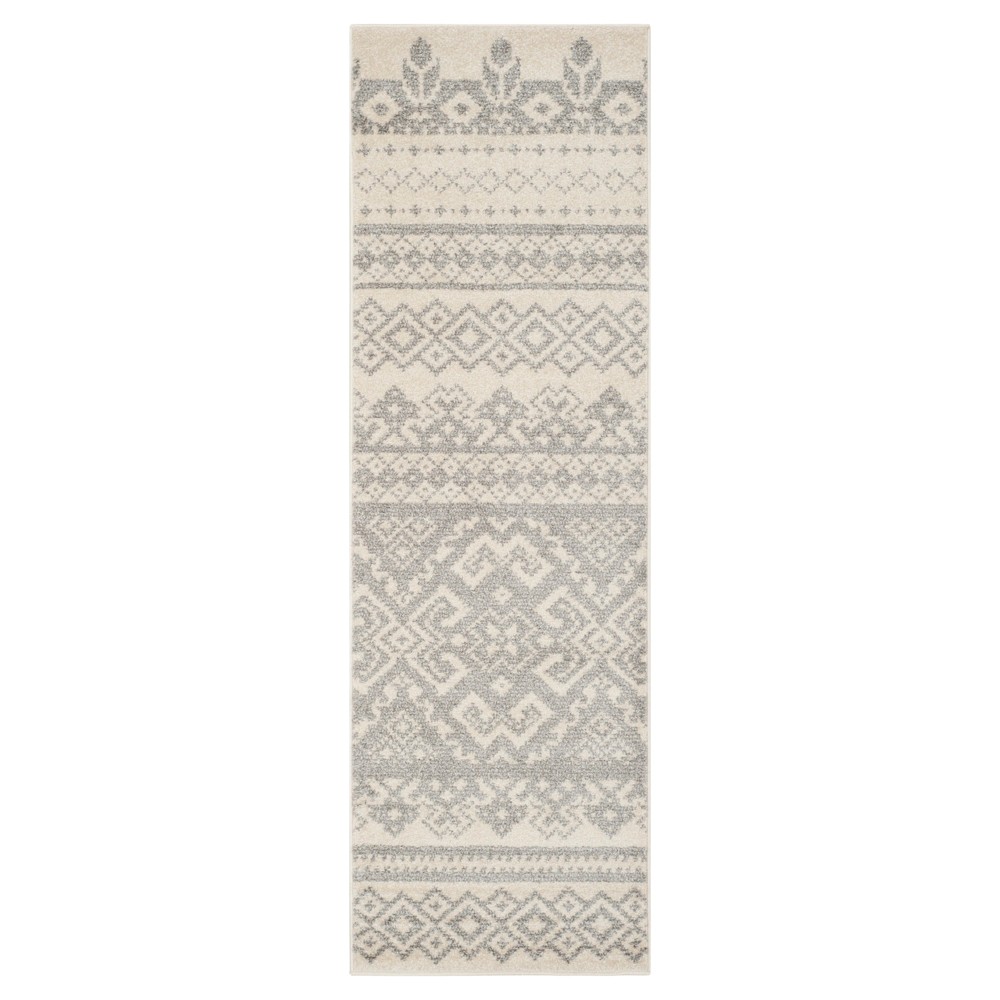 2'6inx14' Runner Adron Ivory/Silver - Safavieh