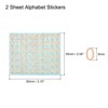 Unique Bargains 3D Small Self-Adhesive 0 to 9 Number Resin Stickers 2 Sheets - 2 of 4