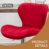 Ellston Velvet Adjustable Swivel Barstools, Set of 2- Leovsnove - 4 of 4