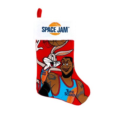 Space Jam Christmas Stocking Red