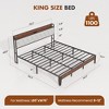JIONJOY Noise-Free Bed Frame with Built-in Charging Ports, 11" Underbed Storage, No Box Spring Needed - 4 of 4