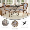 Alamont 2pk Commercial Thonet Stacking Chairs with Arms - 4 of 4