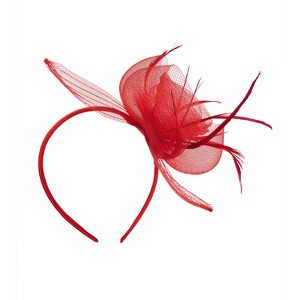 Beistle Fancy Flower Headband, (1/Pkg) Red - 1 of 1