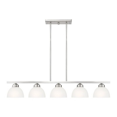 Livex Lighting Somerset 5 - Light Pendant in  Brushed Nickel