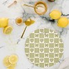Doodle By Meg Green Bow Checkered Print Cutting Board - Round - 2 of 3