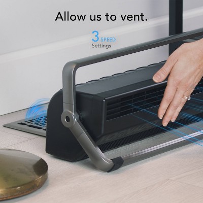 Vornado BXR Black Adjustable Height Tower Fan with 3 Speeds