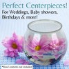 Impresa [12 Pack] 27 OZ Largest Mini Plastic Fish Bowls for Decoration, Clear Gray Plastic Vase for Stunning Centerpieces - 2 of 4
