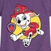 Girls' - Paw Patrol - Marshall Fire Fighter Sketch Fitted Short Sleeve Graphic T-Shirt - 2 of 4