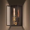 C Cattleya 1-Light Brass Outdoor Wall Light Fixture with Dark Bronze Finsh,12in - 3 of 4