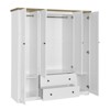 Chery Life 4 Door Wardrobe Armoire Closet with 2 Drawers - 4 of 4