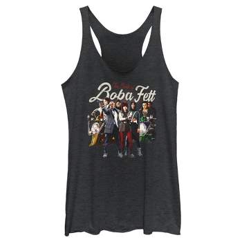 Women's Star Wars: The Book of Boba Fett Drash and Skad New Security Team Racerback Tank Top