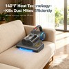 WHALL 500W Corded Bed Vacuum, Powerful 16Kpa with 253.7nm UV-C Lamp, 140°F Heat & HEPA, Ultrasonic Handheld for Bed/Sofa/Crib - 2 of 4
