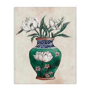 Stupell Industries Floral Oriental Vase, 30" x 40" - 1 of 4