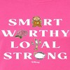 Women's - Disney - Smart Worthy Loyal Strong Fitted Graphic T-Shirt - 2 of 3