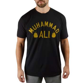 Men\'s Muhammad Ali Short : Graphic Black Sleeve T-shirt Target 