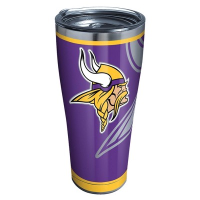 NFL Minnesota Vikings 18oz Geometric Travel Tumbler