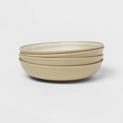 47oz 4pk Melamine Lancashire Dinner Bowls White - Threshold™
