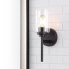 JONATHAN Y 13" LED 1-Light Juno Industrial Iron Cylinder Wall Sconce Oil Rubbed Bronze/Clear : UL Listed - 2 of 4