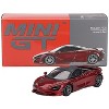 McLaren 750S Amaranth Red Metallic with Black Top Limited Edition to 5040 pieces Worldwide 1/64 Diecast Model Car by Mini GT - 4 of 4