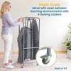 ECR4Kids The Surf Storage Rack, Silver, 1 - 4 of 4