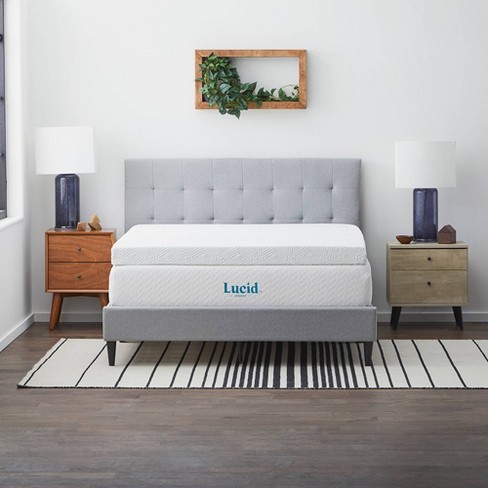 Lucid king on sale mattress topper