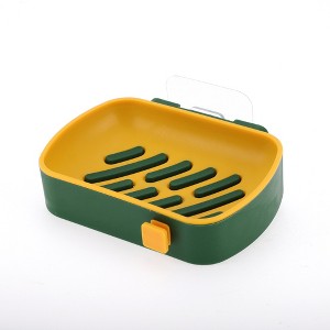 Unique Bargains Wall Mounted Soap Dish 5.04"x3.66"x1.18" 1 Pc - 1 of 4