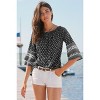Women's Flowy Off The Shoulder Top - LASCANA - 3 of 4