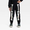 Toddler Boys' Disney Mickey Mouse Halloween Fleece Sweatshirt & Pants Set - Black - 4 of 4