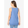 Woman Within Plus Size Lace-Trim V-Neck Tank - 3 of 4