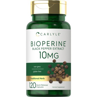 Carlyle Bioperine Black Pepper Extract 10mg | 120 Capsules