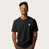 Dalix Ghost Embroidered Relaxed Heavy Soft Cotton T Shirt Mens - 3 of 4