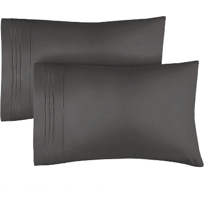 Ultra Soft Solid Pillowcases Set of 2 - Breathable & Comfortable Pillow Covers - CGK Linens