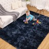 Large Shag Rug Living Room Bedroom Area Rug Non Slip Ultra Soft Modern Solid Color Nursery Throw Carpet Cozy Plush Fuzzy Tie-Dyed Rug - 2 of 4
