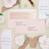 Best Paper Greetings 50-Pack #10 Blush Pink Envelopes with Metallic Rose Gold Foil Lining for Invitations, Mailing Business Letters, 4-1/8x9-1/2 in - 3 of 4