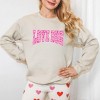 Simply Sage Market Women's Graphic Sweatshirt Love Bug Hearts - 2 of 3