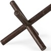HomeRoots 5" Brown Rustic Metal X Decorative Tabletop Sculpture - 4 of 4