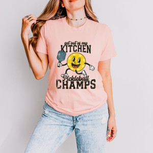 Simply Sage Market Get Out Of My Kitchen Pickleball Champs Short Sleeve Tee - 1 of 4