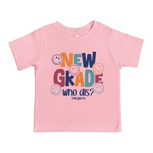 The Juniper Shop SmileyWorld New Grade Who Dis? Toddler Short Sleeve Tee - 1 of 4