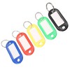 Unique Bargains Barber Salesman Plastic Name Tag Badge Clip Holder Keyring Multicolor 50 Pcs - 4 of 4