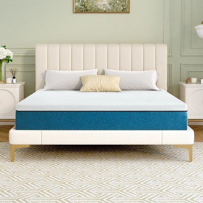 Twolike 8 Inch Comfort Memory Foam Mattress with Breathable & Removable Cover, without Fiberglass for Safer Sleep