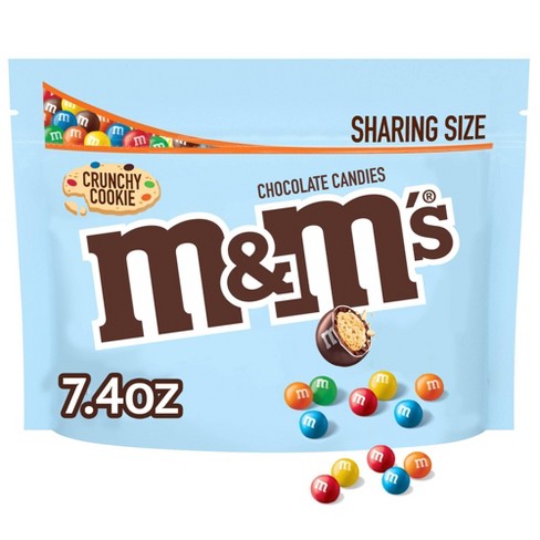 M&M's Chocolate Candies, Crunchy Cookie, Sharing Size - 7.40 oz