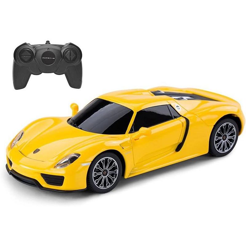 Link Worldwide Ready! Set! Go! Link 1:24 Scale Porsche 918 Spyder Remote Control Toy Car For Kids - Yellow, 3 of 6