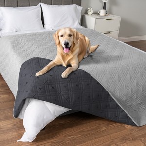 PetAmi Waterproof Dog Bed Couch Cover, Pet Cats Sofa Furniture Protector, Anti-Slip Soft Washable Blanket - 1 of 4