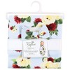 Touched by Nature Infant Girl Organic Cotton Swaddle Blanket and Headband, Rose Mum, 0-6 Months - 2 of 3
