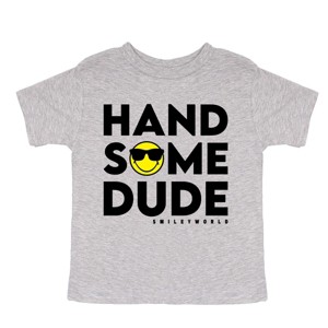 The Juniper Shop SmileyWorld Handsome Dude Sunglasses Toddler Short Sleeve Tee - 1 of 4