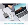 Monoprice 4-Port 240W GaN Charger with USB-C and AC Conversion: For Laptops, Tablets, and Phones - 3 of 4