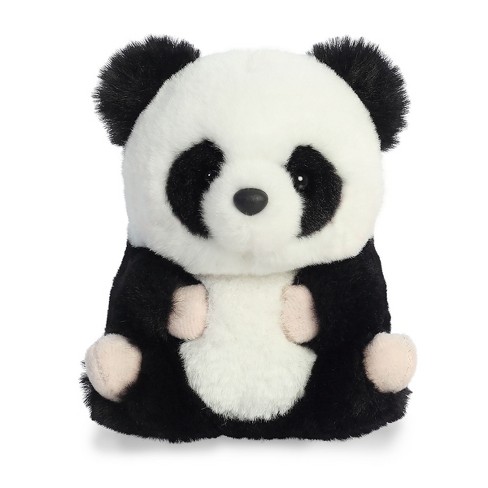 Aurora Rolly Pet 5 Precious Panda White Stuffed Animal : Target