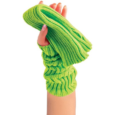 Skeleteen Punk Ripped Arm Warmers - Fingerless Long Sleeve Knitted Warmer  Gloves Goth Accessories For Men And Women : Target
